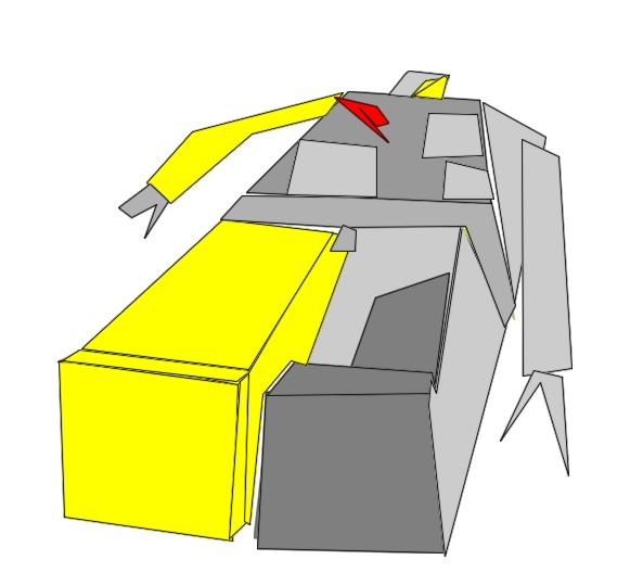 Cyborg Model for Robot Man